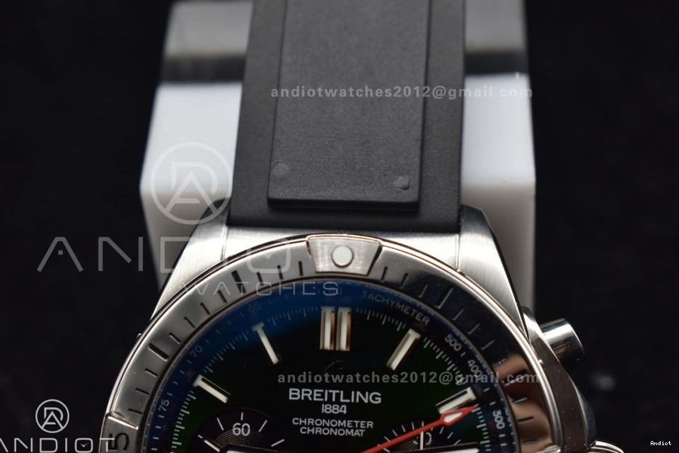 Chrono BLS Version A7750 L-Green Blk LE 43mm B01 1:1 Navitimer SS Best 0327